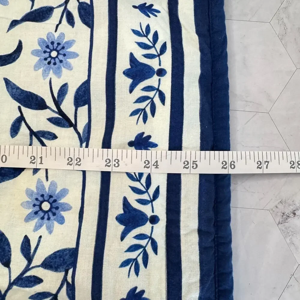 Pottery Barn X Mark D. Skies Pillow Shams Clementine Quilted Euro Covers in EUC